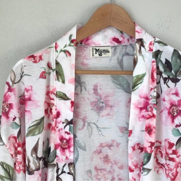 NWOT - Show Me Your Mumu Garden of Blooms Floral Brie Robe One-Size - Picture 6 of 6